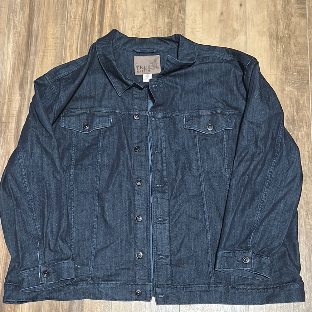 True Craft Blue Lightweight Shirt Jacket